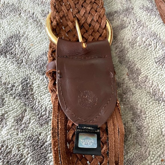 Just Cavalli Leather Braided Belt main image 7